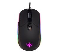 SPYCO - Ratón Gaming Ergonómico | 7200 dpi Precisión | Luz RGB 6 Efectos | 7 Botones Programables | Alambre Trenzado 1.6m | Tapete Rato Compatible, RGB, 7200 dpi
