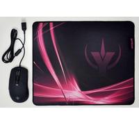 SPYCO Ratón Gaming hasta 7200DPI, Luces RGB y 7 Botones programables + Alfombrilla de ratón de 350 mm x 290 mm con Base Antideslizante