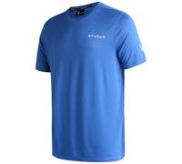 Spyder Camisa deportiva para hombre - Camisa ajustada de manga corta con cuello redondo y cuello redondo - Camisa de entrenamiento Dry Fit para hombre (S-XL), Real, Medium