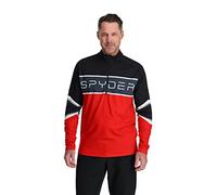 Spyder Cuello en T de Primera Calidad Camisa, volcán, L para Hombre