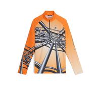 SPYDER Camiseta interior con cremallera Legacy para hombre naranja | L