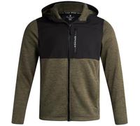 Spyder Chaqueta de forro polar para hombre, chaqueta ligera con cremallera completa para hombre, para senderismo, entrenamiento, al aire libre, Negro oliva, Large