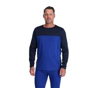 Spyder Charger Crew Camiseta de Senderismo, Azul (Electric Blue), Large para Hombre