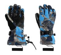 Spyder Guantes Overweb, Niño, Camuflaje Aether Blue, S