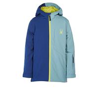 Spyder Jefe Chaqueta de esquí, Azul Abierto, M para Niños