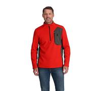 Spyder Men's Bandit 1/2 Zip Fleece Jacket, Volcano, XXL