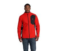 Spyder Men's Bandit Fleece Jacket, Volcano, XL