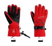 Spyder OVERWEB Gloves, Ninos, Red, M