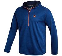 Spyder Sudadera con Capucha para Hombre con Cremallera de un Cuarto de Cremallera, Ligera, de Forro Polar, Ajuste seco, con Capucha para Hombre, Azul, Medium