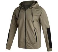 Spyder Sudadera Deportiva con Capucha para Hombre, de Doble Punto, Casual, con Cremallera Completa, Bolsillos Laterales con Cremallera (Tallas: S-XL), Marrón (Brown Stone), Small