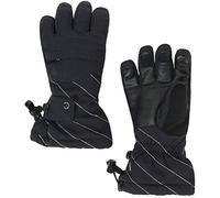 Spyder Synthesis Guantes De Esquí, Niñas, Black, L