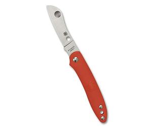 SPYDERCO Roadie, Orange FRN Handle, Satin Sheepfoot Plain
