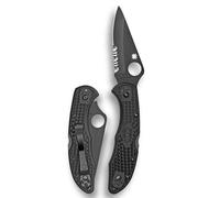 Spyderco SC11PSBBK Cuchillo tascabile,Unisex - Adulto, Negro, un tamaño