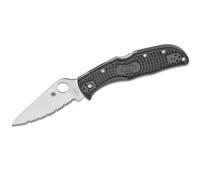 Spyderco ste- c243sbk navaja plegable endela hoja dentada spyderedge d