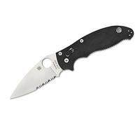 Spyderco Taschenmesser C101gps2 Manix 2 Combo Edge. G-10 - Navaja, Color Negro