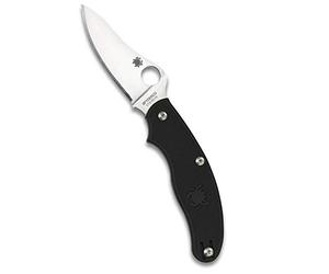 SPYDERCO UK Penknife Punta caída - Mango: FRN * Negro_Filo: Liso