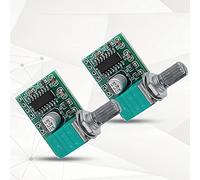 SPYMINNPOO 2PCS PAM8403 Potencia Digital Amplificador Amplificador Módulo de Módulo con 3W + 3W Salida para Amantes de la Música, Material de Vida útil Larga