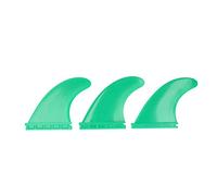 SPYMINNPOO 3 Uds Aletas de Tabla de Surf, Aletas de Tabla de Surf Reforzadas con PVC Juego de Aletas de Propulsor Aletas de Surf Futures Accesorios de Surf para Stand Up Paddle Long Board(Verde)