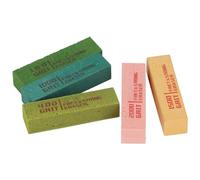 SPYMINNPOO 5 Borradores de Cuerdas para Traste de Guitarra, de Diamante de Caucho Natural con 5 Bloques de Grano 180 400 1000 1500 2000 para Guitarras, Bajos, Ukeleles, Mandolinas