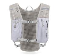 SPYMINNPOO 5L Lightweight Running Running Backpack Baging Bolsas Jogging Paquete, Gris Claro Y Oscuro, informal