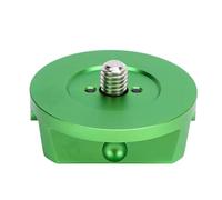 SPYMINNPOO Adaptador de Cabeza del Telescopio, Aluminio de la Cámara de Aleación para la Cabeza del Cabezal para Telescopios Astronómicos, Conector de Trípode para Fotografía (Green)