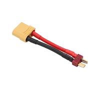 SPYMINNPOO Adaptador T Plug a XT90 Hembra, Conector Reutilizable de Alta Durabilidad de Corriente con Cable de Silicona 12AWG 97 Mm, para Modelo de Avión de Coche RC