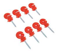 SPYMINNPOO Aislador de Cerca Tornillo en Anillos Protección Solar a Prueba de Lluvia Acero Plástico 50PCS para Cerca Electrónica