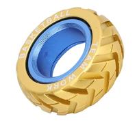 SPYMINNPOO Anillo Deslizante de Trinquete de Metal de Doble Color para Alivio del Estrés Háptico para Ansiedad Agregar Autismo TDAH, Juguete con Punta de Dedo de Aleación de Aluminio para Esperar en