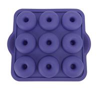SPYMINNPOO Bandeja para Hornear Donuts de Silicona de Primera Calidad, Alta Flexibilidad, Fácil de Sacar, Apta para Lavavajillas, 9,5 Oz (BLUE)
