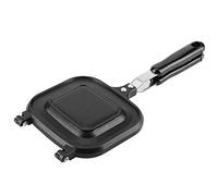 SPYMINNPOO Bandeja para Hornear Eléctrica Antiadherente de Doble Cara para Máquina de Desayuno, Sartén Tostadora para Sándwich con Distribución Uniforme del Calor para Cocinar en Casa, Aluminio
