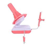 SPYMINNPOO Bobinadora de Hilo Eléctrica, Máquina Enrolladora Automática de Bolas de Hilo con Gran Capacidad de 100 G para Tejer y Hacer Ganchillo (Rosada)