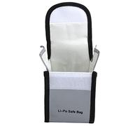 SPYMINNPOO Bolsa Segura Li-Po Impermeable a Prueba de Fuego para Documentos y Baterías, Bolsa de Batería a Prueba de Explosiones para Uso en el Hogar y la Oficina 3.0x4.0x5.9in