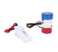 SPYMINNPOO Bomba de Sentina Bomba de Sentina Marina de 12 V 750 GPH con Interruptor de Flotador Automático, IP67 Resistente Al Agua para Barcos, Yates, Vehículos Recreativos, Diseño Compacto con