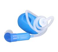 SPYMINNPOO Botella de Orina Masculina de Plástico Resistente de Gran Apertura, Botella de Orina Portátil Ergonómica de 2000ml para el Hogar, Viaje, Hospital (BLUE)