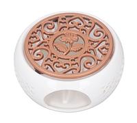 SPYMINNPOO Calentador de Tetera de Cerámica, Calentador de Tetera Duradero para café de Oficina Familiar, de Luz de té para Mantener la Temperatura, de de Cerámica, Hueco para Amantes del té