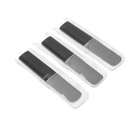 SPYMINNPOO Cañas para Clarinete Bb, Resistencia de Resina Sintética, Diseño de Corte en U de 2,5 con Estuches de Almacenamiento de Plástico para Principiantes y Estudiantes