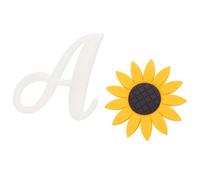 SPYMINNPOO Charms de Bolsas de Playa 2 Paquete de Accesorios de Letras Decorativas de Alfabeto Personalización Interminable de Estilo único Que Se Destaca con Fácil Inserto para la Personalización