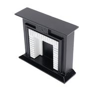 SPYMINNPOO Chimenea en Miniatura, Accesorios de Decoración Vintage para Casas de Muñecas para Coleccionistas, Entusiastas de Escenas Creativas, Artesanía de Primera Calidad, Elegante Diseño Vintage,