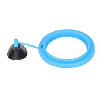 SPYMINNPOO Círculo de Comida Flotante para Pecera de Plástico, Anillo Alimentador con Ventosa Fuerte Que Evita Que los Alimentos Se Extiendan para Peces (Blue)