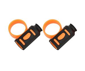 SPYMINNPOO Clamp/Holder de Controlador de Dedo para Baqueta, Herramienta Giratoria Antideslizante para Baterista con Anillo y Posición Fija del Pulgar para Enseñar a Principiantes, 2 Piezas de