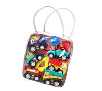 SPYMINNPOO Coche de Juguete con Retroceso de 6 Uds, Juego de Empuje y Juego Antigolpes Esmaltado para Niños Pequeños, con Tamaño Pequeño y Diseño Bonito (Vehículos de ingeniería)