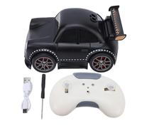 SPYMINNPOO Coche Teledirigido Inteligente con de 360 Grados, Luces LED y Efectos de Sonido, 4 Modos de Juego para Niños pequeños. (Black)