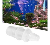 SPYMINNPOO Conector Adaptador Versátil de Plástico para Acuario para Pecera, Prácticos Accesorios de Manguera de Bomba de Aire Recta para Conectar Mangueras, Plástico 100% Nuevo, 5 Piezas de 8 Mm/12