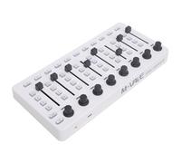 SPYMINNPOO Controlador Mezclador MIDI USB, Conectividad Perfecta Portátil para Estación de Trabajo de Sonido Digital, 8 Botones, 43 Teclas de Control, 8 Perillas