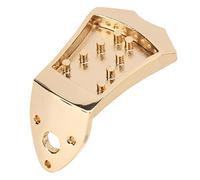 SPYMINNPOO Cordal de Mandolina, Pieza de Metal Fundido para Mejorar la Calidad y el Soporte, para Entusiastas de la Mandolina de 8 Cuerdas (GOLD)
