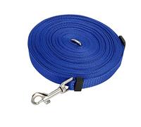 SPYMINNPOO Correa Larga para, Entrenamiento Portátil Ajustable para Perros Grandes, Hebilla de Agarre Manual para Senderismo, Camping, Natación, Aleación de Zinc PP, 32,8 Pies (Blue)
