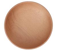 SPYMINNPOO Cuenco de Madera para el Hogar, Cuenco Decorativo de Madera de Haya para Servir Arroz, Pasta, Ensalada, Fruta, Restaurante, Cafetería (Grande)