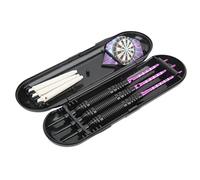 SPYMINNPOO Dardos Profesionales con Punta de Acero, Agarre de Barril Antideslizante con Peso Resistente de 22 G y Estuche de Transporte, para Principiantes y Jugadores Profesionales