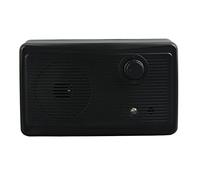SPYMINNPOO Dispositivo Antiladridos Ajustable para Exteriores con Sonido Inofensivo para Ladridos Excesivos Vecinos Silenciador para Perros en árboles Paredes Vallas Negro