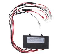 SPYMINNPOO Ecualizador de Batería con Pantalla LED de 48 V, 4 X 12 V para de Coche, Mantenimiento de Baterías Saludables, Pantalla de Tubo Digital LED para Sistemas de Energía Solar de de Coche